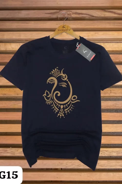 Ganesha Black Tshirt