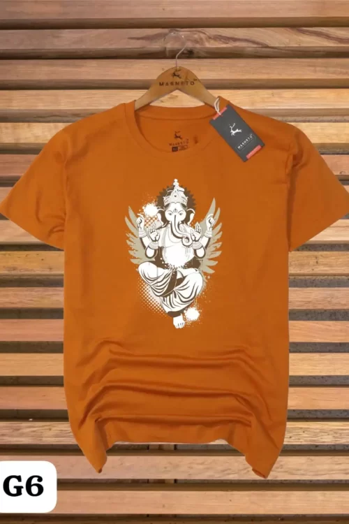 Ganeshji Orange Tshirt