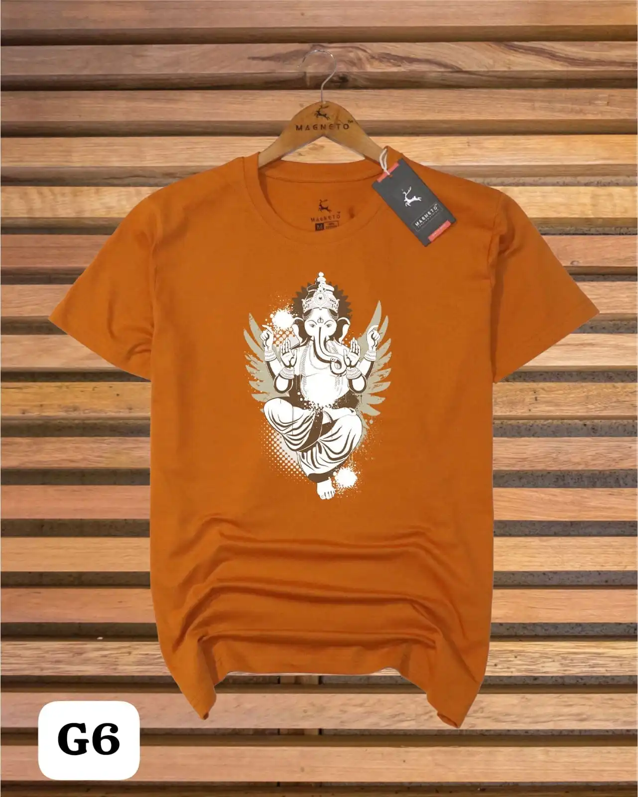 Ganeshji Orange Tshirt